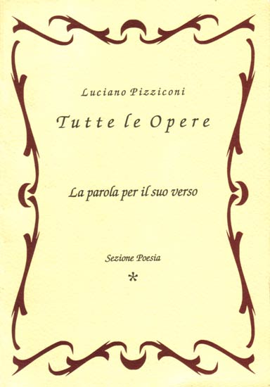 Copertina Tutte le opere - La parola per il suo verso